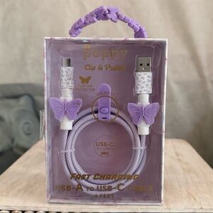 ⚡️XO Poppy USB-A to USB-C "Butterfly" Cable